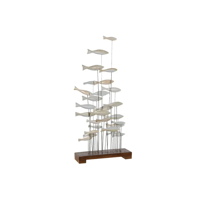Декоративна фигурка Home ESPRIT Бял Кафяв Спирали 45 x 15 x