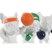 Декоративна фигурка Home ESPRIT Бял Многоцветен Куче 17 x