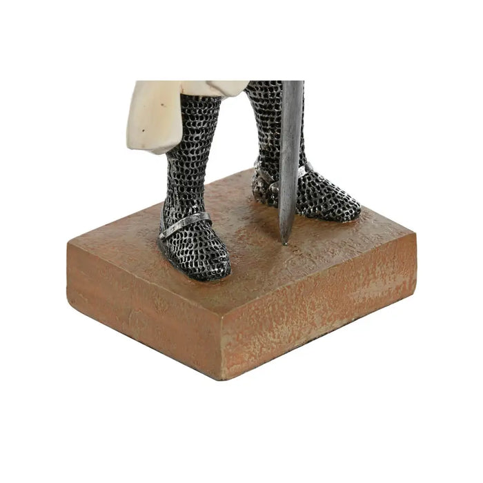 Декоративна фигурка Home ESPRIT Бял Сребрист Смола 10 x 8 x