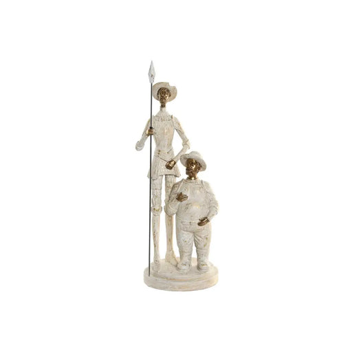 Декоративна фигурка Home ESPRIT Бял Златен 14 X 13 X 42,5 CM