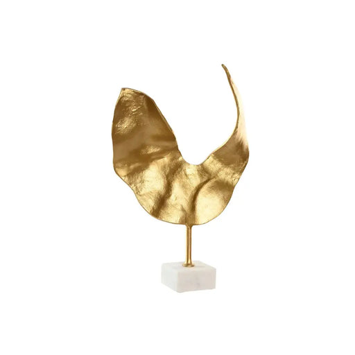 Декоративна фигурка Home ESPRIT Бял Златен Абстрактен 38 x