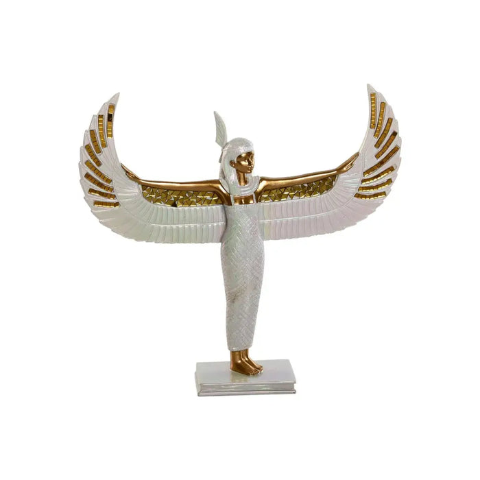 Декоративна фигурка Home ESPRIT Бял Златен Смола