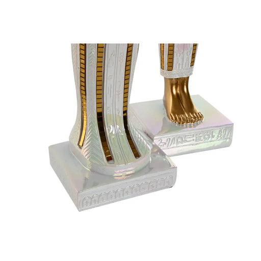 Декоративна фигурка Home ESPRIT Бял Златен Смола