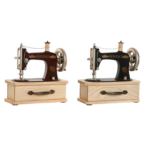 Декоративна фигурка Home ESPRIT Черен Бургундия Естествен