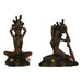 Декоративна фигурка Home ESPRIT Кафяв Yoga Индианец 13 x 6