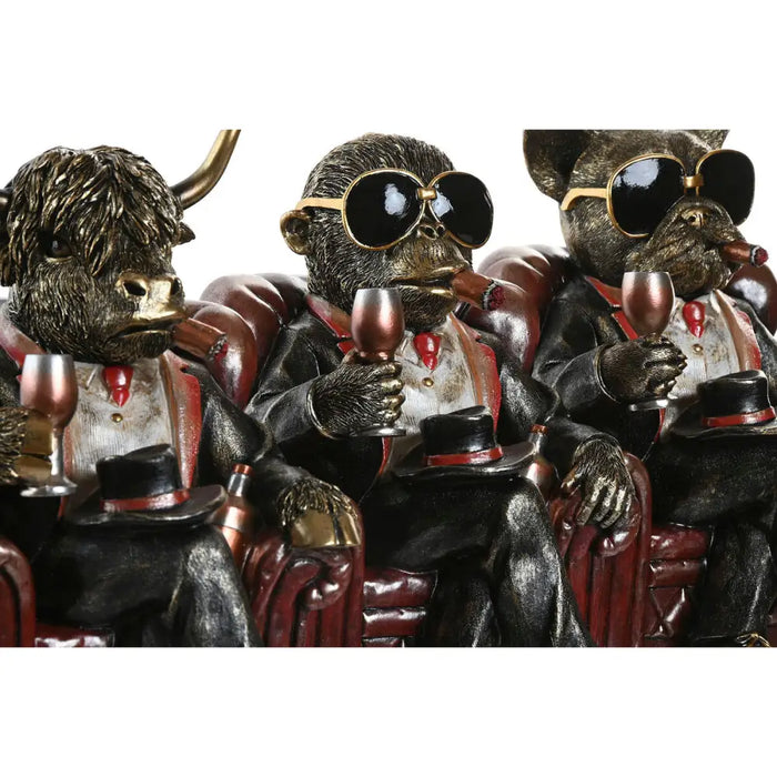 Декоративна фигурка Home ESPRIT Кафяв Златен 18 X 22,5 X