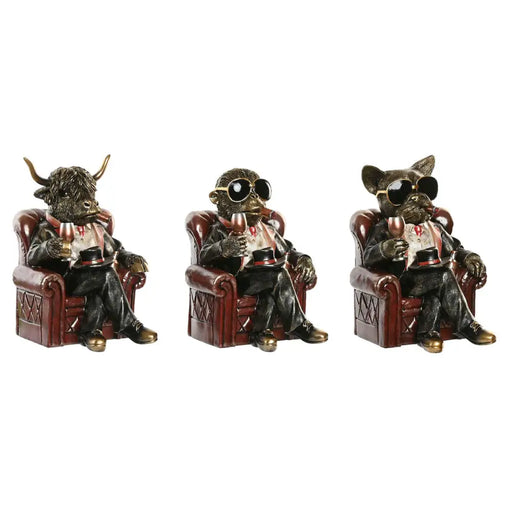 Декоративна фигурка Home ESPRIT Кафяв Златен 18 X 22,5 X