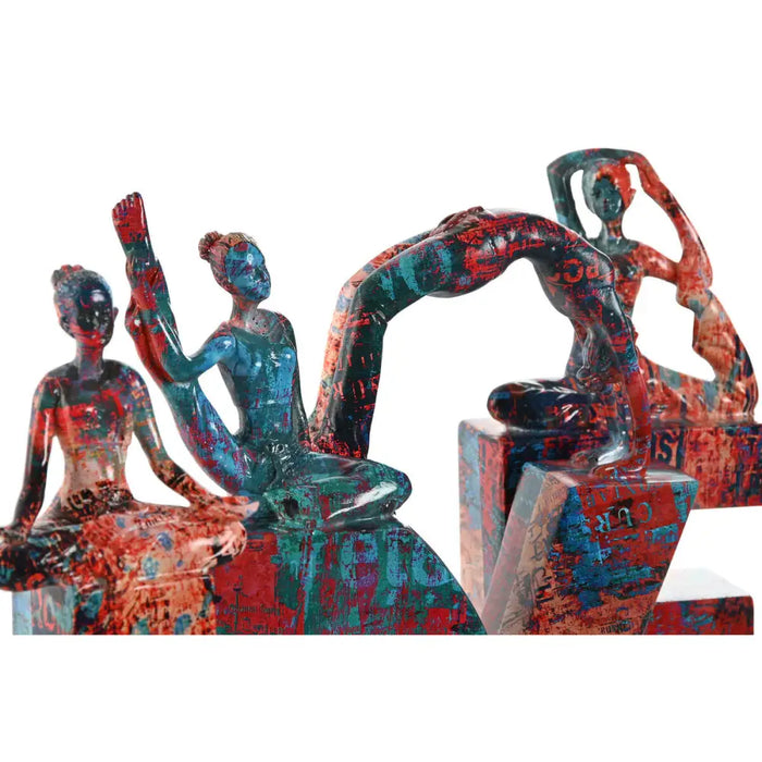 Декоративна фигурка Home ESPRIT LOVE Многоцветен Смола Yoga