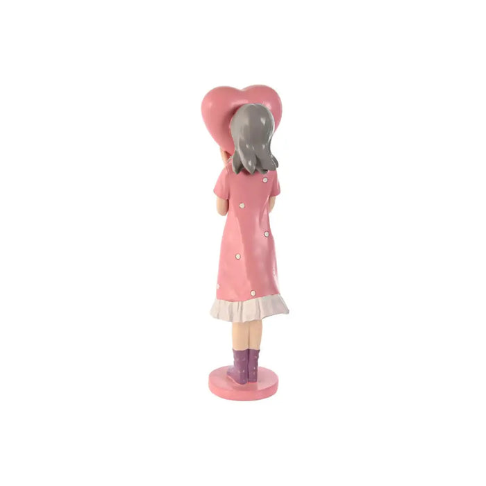 Декоративна фигурка Home ESPRIT Розов chica 10 x 8,5 x 31 cm