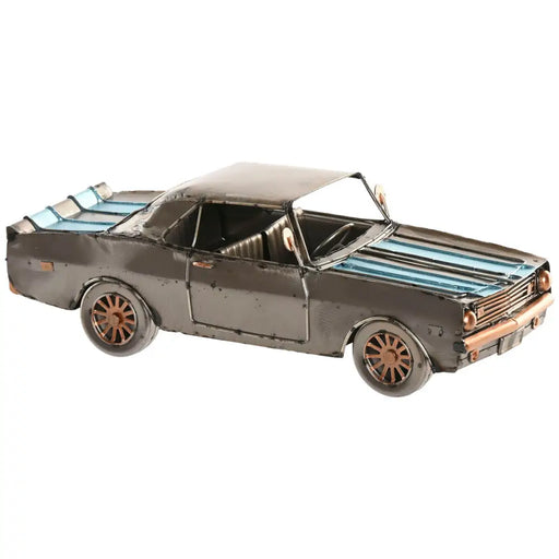 Декоративна фигурка Home ESPRIT Син Сребрист Кола Vintage