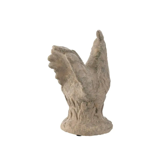 Декоративна фигурка Home ESPRIT Сив Кокошка Завършек