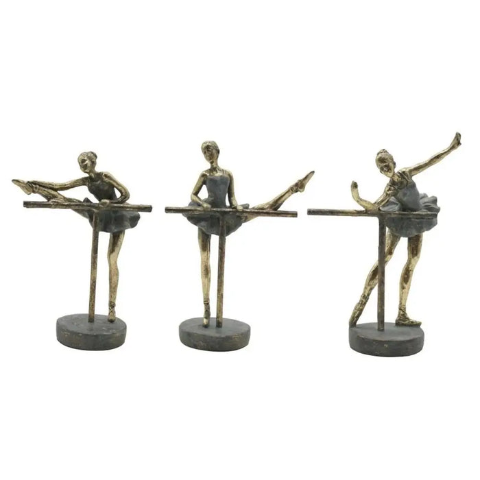Декоративна фигурка Home ESPRIT Сив Златен Класическа