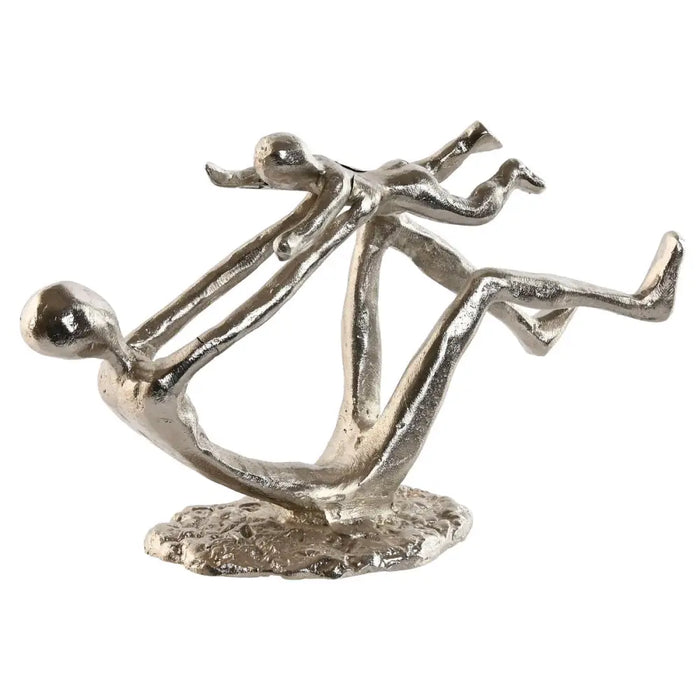 Декоративна фигурка Home ESPRIT Сребрист 25 x 8 x 14 cm (2