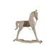 Декоративна фигурка Home ESPRIT Сребрист Естествен Кон 53 X
