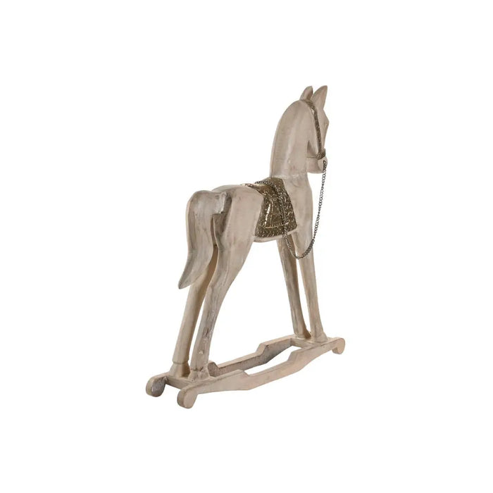 Декоративна фигурка Home ESPRIT Сребрист Естествен Кон 53 X