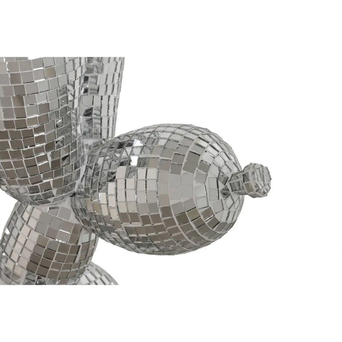 Декоративна фигурка Home ESPRIT Сребрист Куче 26 x 12 x 26