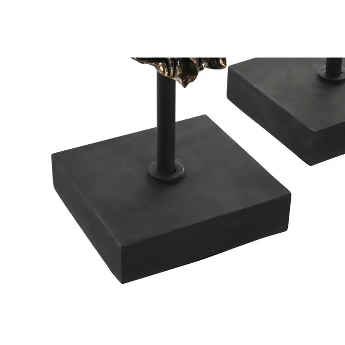 Декоративна фигурка Home ESPRIT Тъмно сив Лъв Корона 21 x