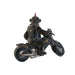 Декоративна фигурка Home ESPRIT Тъмно сив Моторист 24 x 15