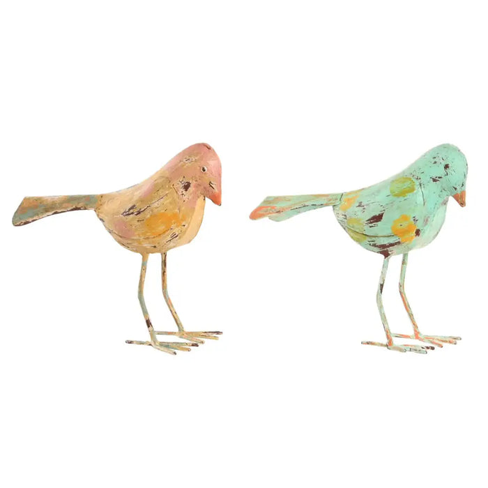 Декоративна фигурка Home ESPRIT Зелен Розов 26 x 9 x 24 cm