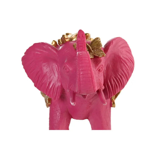 Декоративна фигурка Home ESPRIT Златен Фуксия Слон 26 x