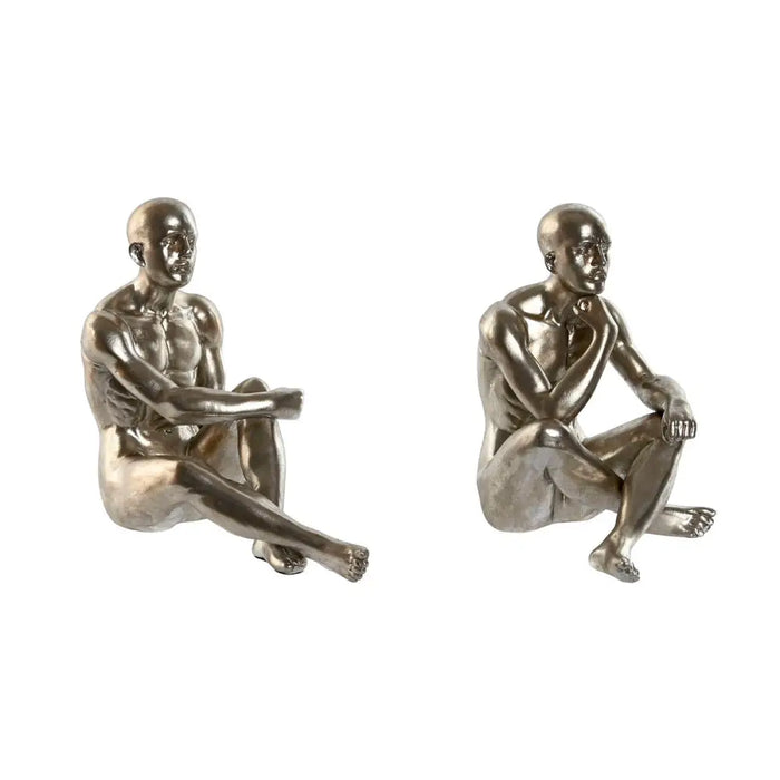 Декоративна фигурка Home ESPRIT Златен Сребрист 19 x 13,5 x