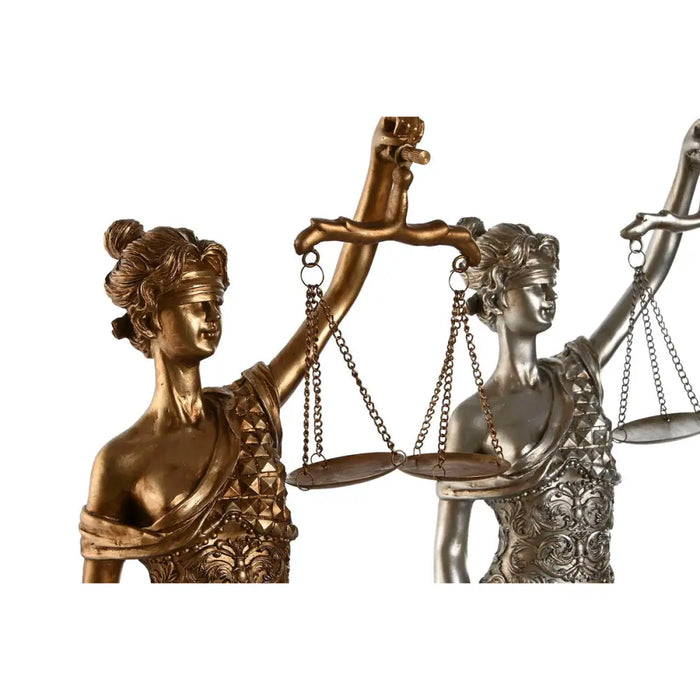 Декоративна фигурка Home ESPRIT Златен Сребрист