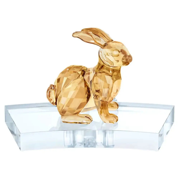Декоративна фигурка Swarovski Rabbit Златен Заек 13,6 x 8,3