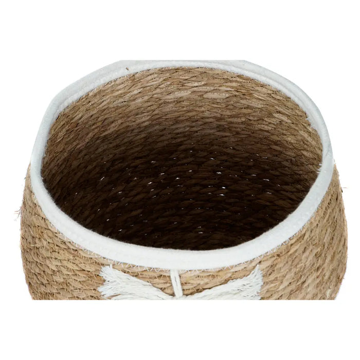 Декоративна Кошница Home ESPRIT Сметана Естествен Boho 33 x