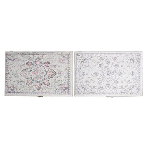 Декоративна кутия DKD Home Decor Многоцветен Дървен MDF