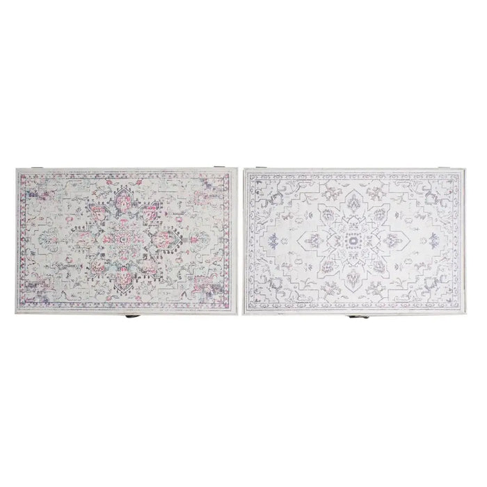 Декоративна кутия DKD Home Decor Многоцветен Дървен MDF