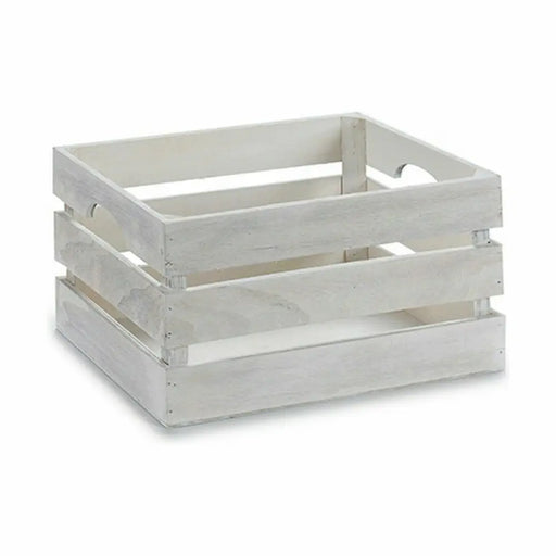 Декоративна кутия Gift Decor 4611C-WHI 4611C-WHI Бял Дървен