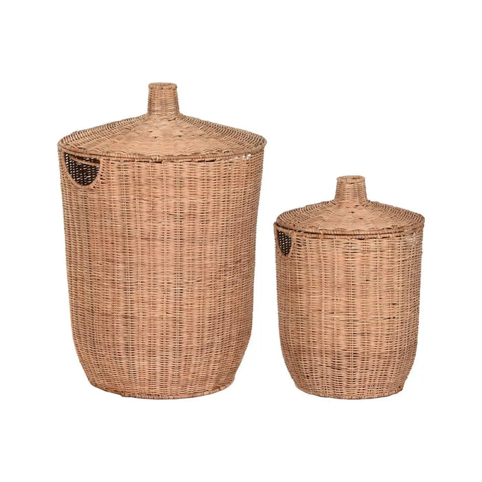 Декоративна кутия Home ESPRIT Естествен Метал Тропически (2