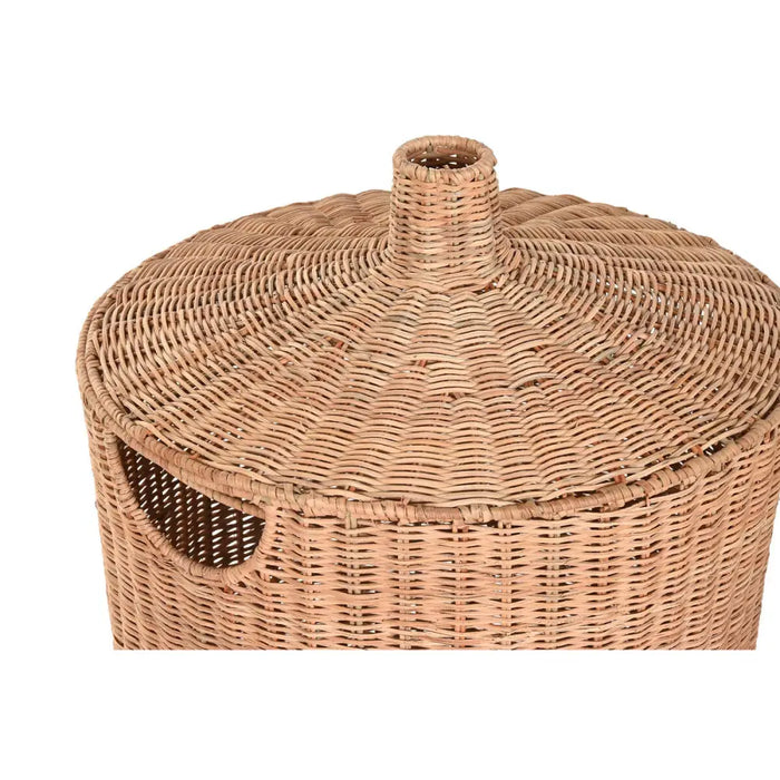 Декоративна кутия Home ESPRIT Естествен Метал Тропически (2
