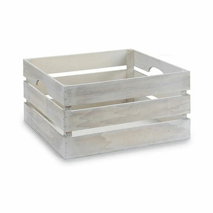 Декоративна кутия Gift Decor 4611A-WHI 4611A-WHI Бял Дървен