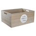 Декоративна кутия DKD Home Decor Естествен Дървен MDF
