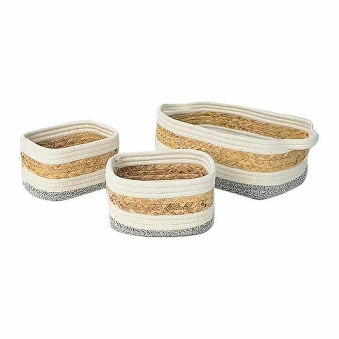 Декоративна кутия DKD Home Decor Естествено влакно 33 x 23