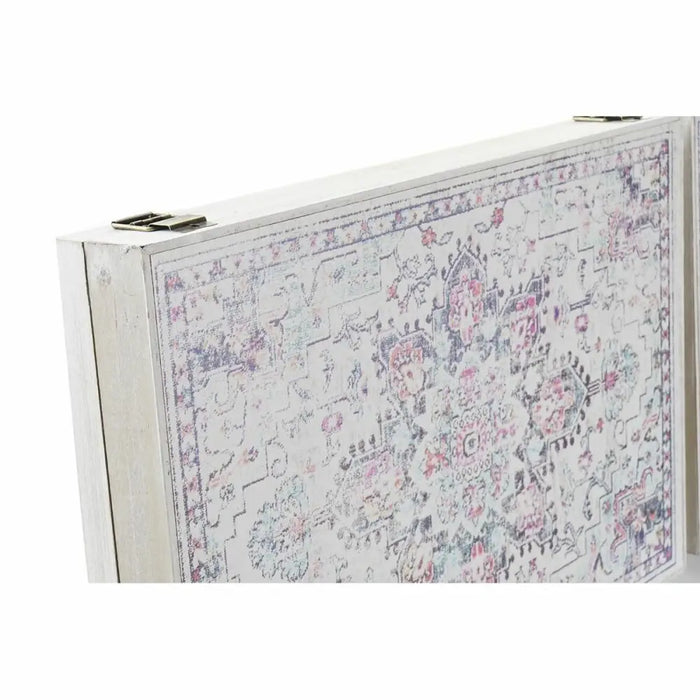 Декоративна кутия DKD Home Decor Многоцветен Дървен MDF