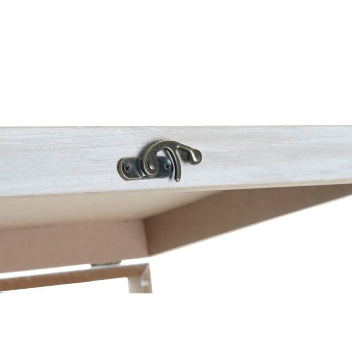 Декоративна кутия DKD Home Decor Жълт Бежов Розов Дървен