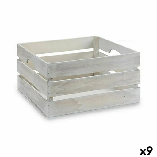 Декоративна кутия Gift Decor 4611A-WHI 4611A-WHI Бял Дървен