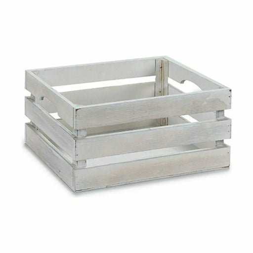 Декоративна кутия Gift Decor 4611E-WHI 4611E-WHI Бял Дървен