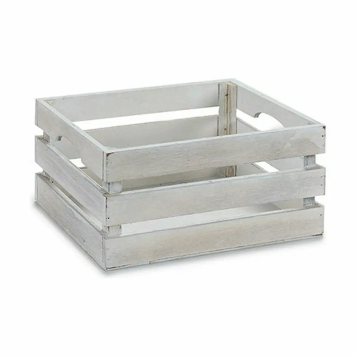Декоративна кутия Gift Decor 4611E-WHI 4611E-WHI Бял Дървен