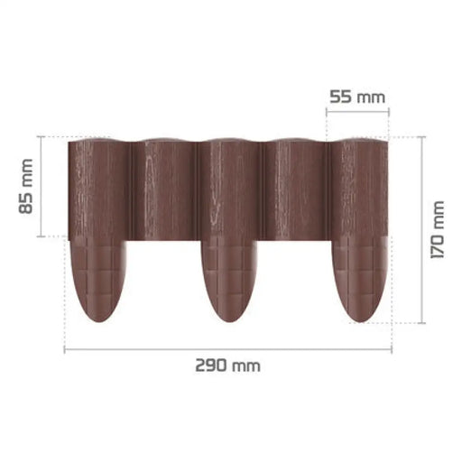 ДЕКОРАТИВНА ОГРАДКА ECO 8.5X24CM CELLFAST 34-031