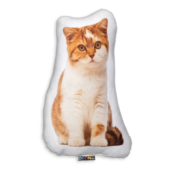 ДЕКОРАТИВНА ВЪЗГЛАВНИЦА DEON ЧЕРВЕНА КОТКА 46Х29 СМ.