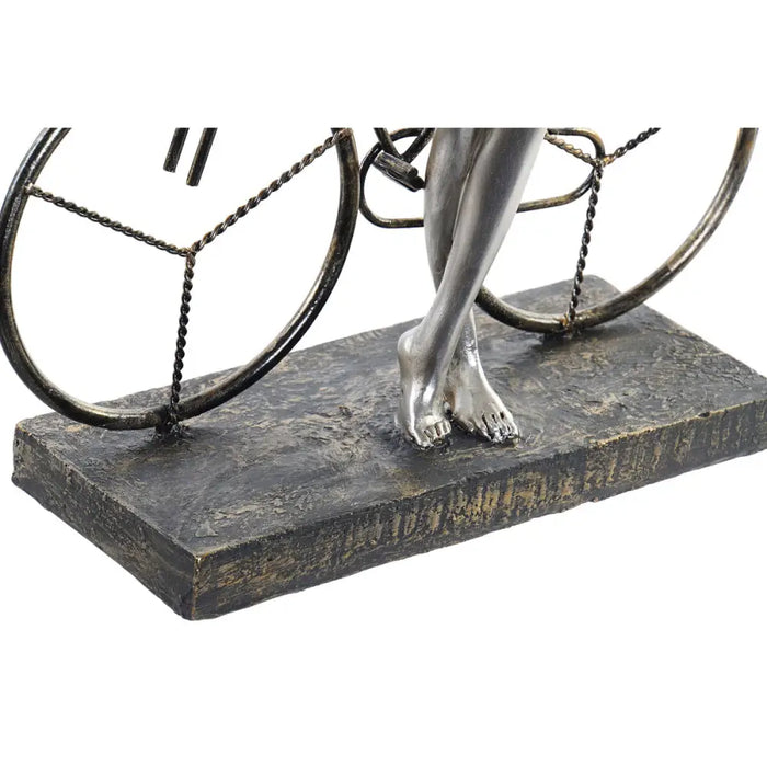 Декоративна фигурка DKD Home Decor Дама Сребрист Колело