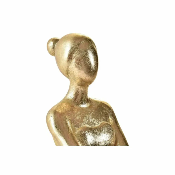 Декоративна фигурка DKD Home Decor Балерина Златен Смола