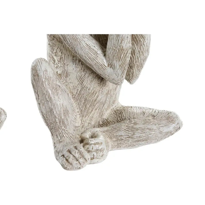 Декоративна фигурка DKD Home Decor Бежов Бял Смола (14,5 x