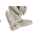 Декоративна фигурка DKD Home Decor Бежов Бял Смола (14,5 x