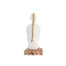 Декоративна фигурка DKD Home Decor Дама Кафяв Бял (2 броя)