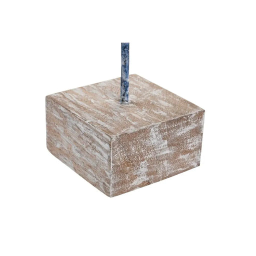 Декоративна фигурка DKD Home Decor Син Смола Дърво манго