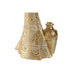 Декоративна фигурка Home ESPRIT Бял Черен Златен Африканка
